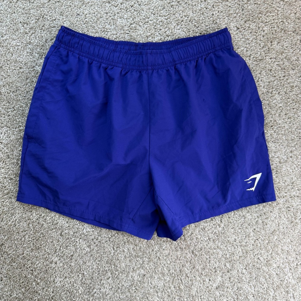 Gymshark Shorts Womens Small Purple Running Athletic Training Quick Dry 7 Inseam